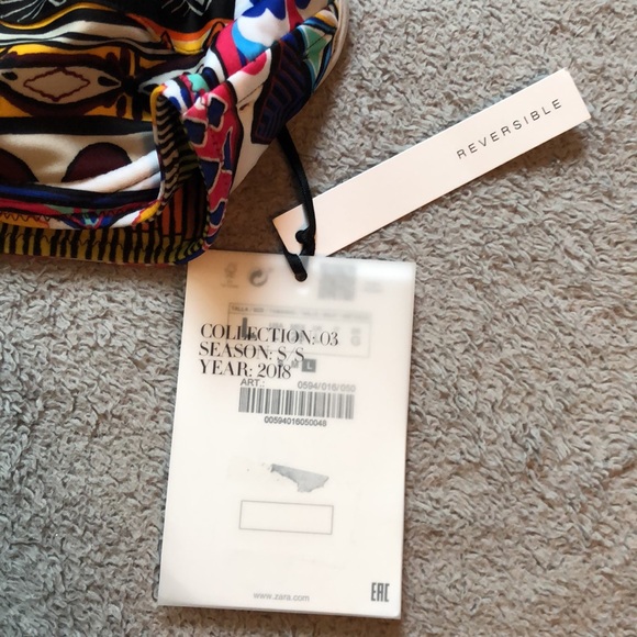 👙 Zara SS18 RARE Reversible Bikini (Top Only) - Picture 4 of 4
